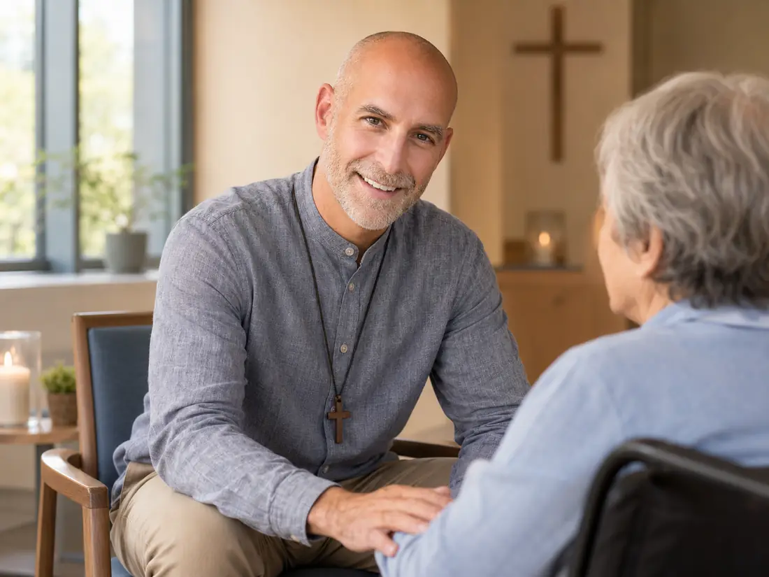 Coby in a spiritual care role